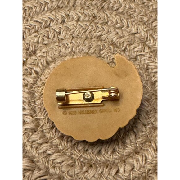 Vintage 1986 Fall Harvest Thanksgiving Hallmark Pin Brooch - Picture 2 of 3